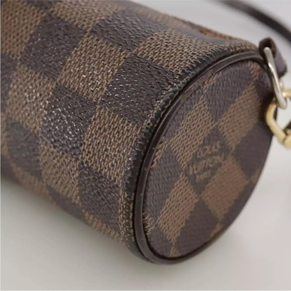 AUTHENTIC Louis Vuitton Damier Ebene Papillion Pouch - Picture 12 of 16